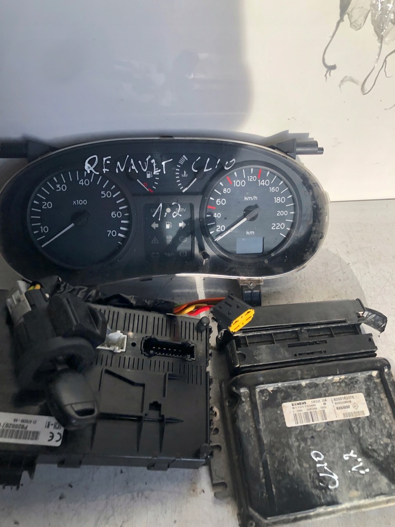 фото №2, Блок керування набір стартовий renault clio ii 1.2 8200162378