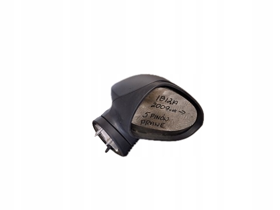 фото №1, Seat ibiza iv 3d 2011 r зеркало правое 5 pin