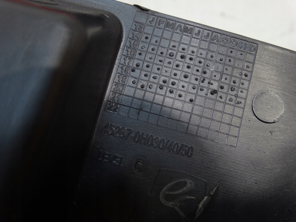 фото №7, Корпус колонки рулевого toyota aygo lift 45287-0h030