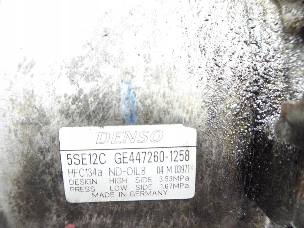 фото №7, Компрессор кондиционера toyota verso avensis t27 2.0 d4d