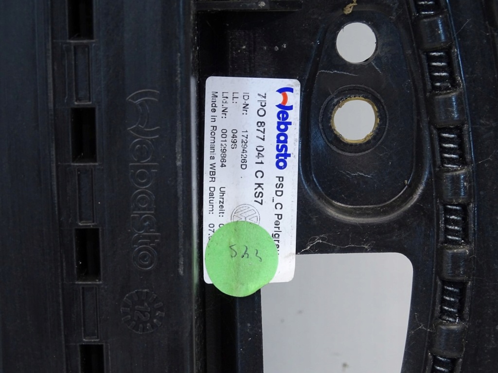 фото №12, Kpl люк панорама vw touareg ii 7p porsche cayenne 7p 7p0877041c