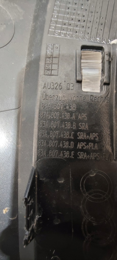 фото №10, Бампер перед кутик правий audi q3 83a звичайний basic