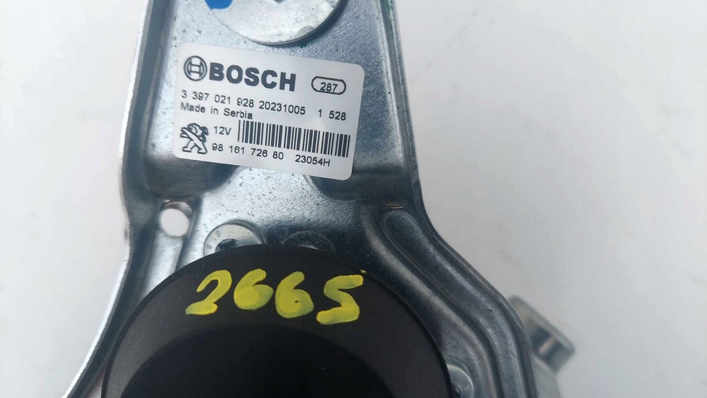 фото №8, Peugeot 508 i моторчик дворник правый 2665