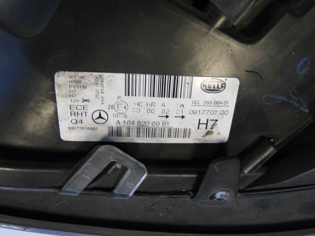 фото №11, Mercedes ml w164 164 lift лампа ліва звичайна h7