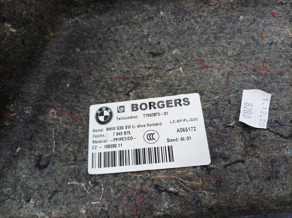 фото №4, Bmw 5 g30 обшивка обивка багажника левая