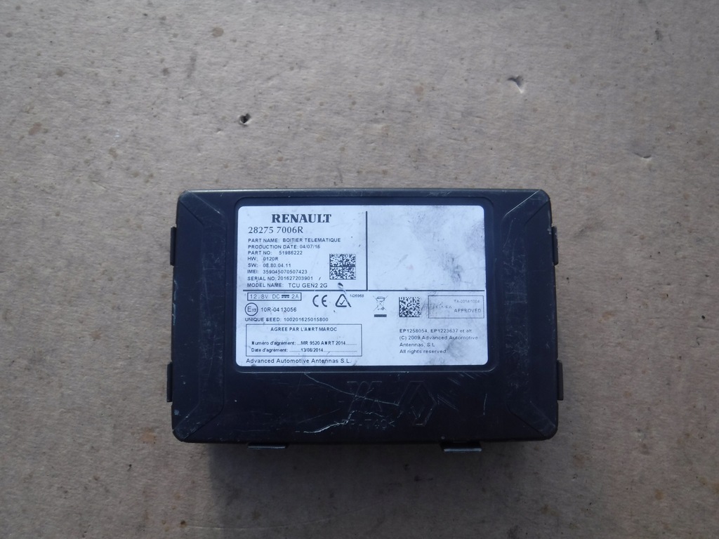 фото №1, Модуль навигации gps renault megane iv 282757006r