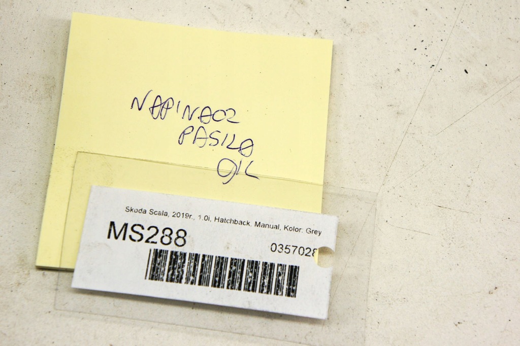 фото №5, Ms288 skoda scala 1.0i натягувач ремінь