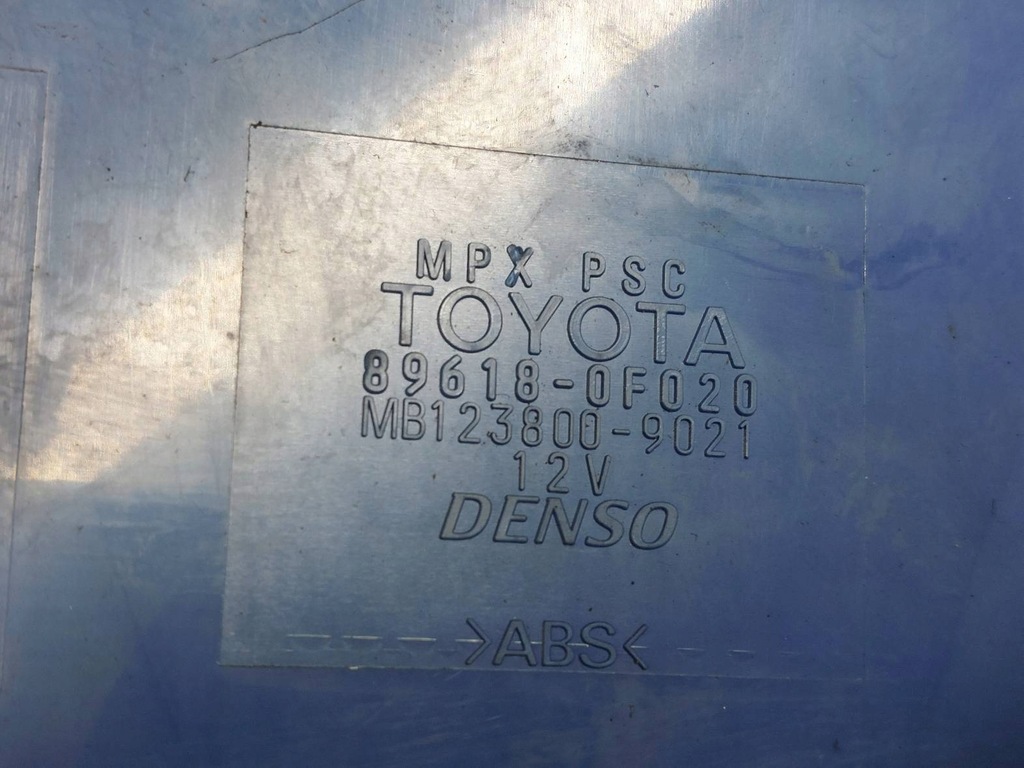 фото №9, Набор стартовый toyota corolla verso ii 2.0 d4d 89661-0f010