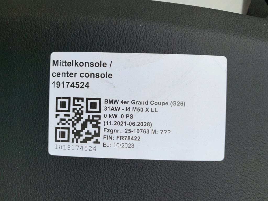 фото №15, Сидіння оббивка шкіра czarna bmw i4 4 g26 sporty підігрів механічна коробка передач europa