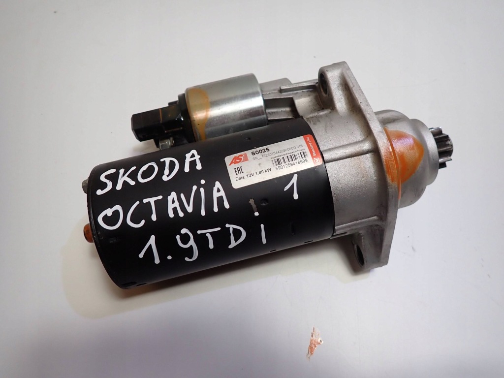 Купить Стартер skoda octavia 1 1.9tdi as s0025