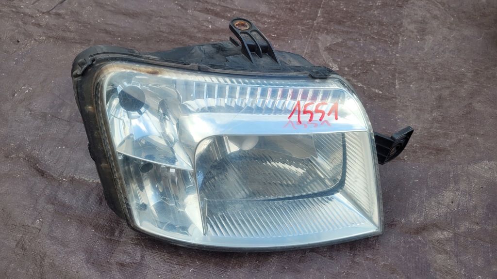 фото №1, Фара правый лампа правая передняя fiat panda ii / 1551