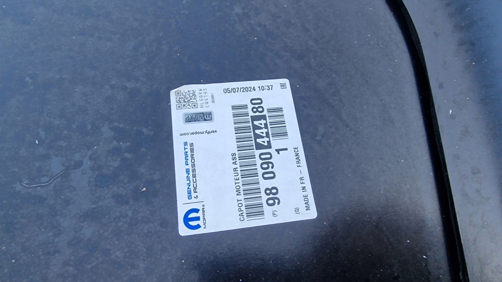 фото №9, Капот peugeot 508 i lift nowa оригинальная алюминиевая