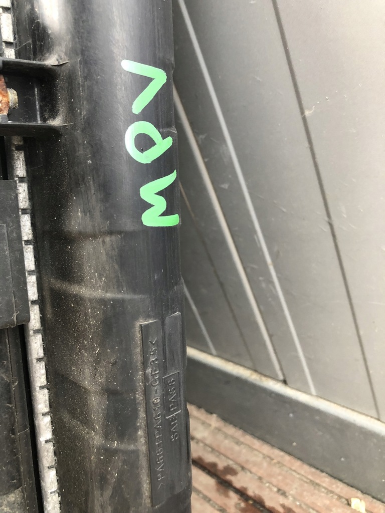 фото №6, Mazda mpv 2.0d pas радіатор вентилятор перед