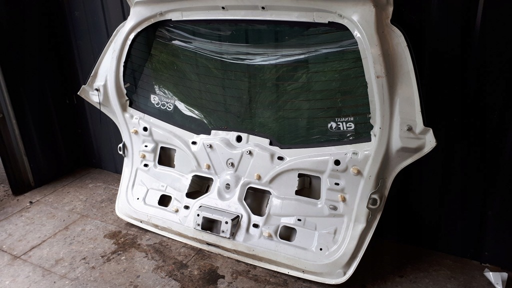 фото №10, Крышка багажника задняя renault clio iii белый 2014r 3/5 дверь