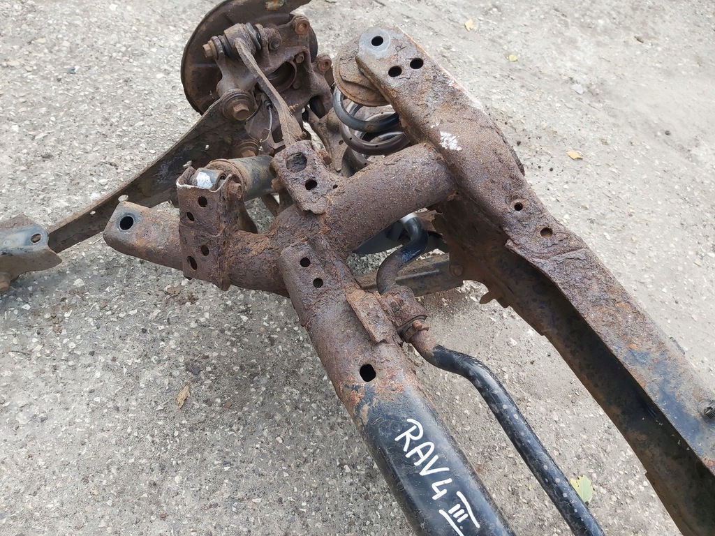 фото №8, Toyota rav4 iii балка подвеска задняя подрамник рычаг поворотный кулак