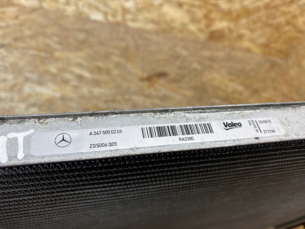 Радиатор воды mercedes w177 w247 w118 1.3b a2475000203 с Разборки