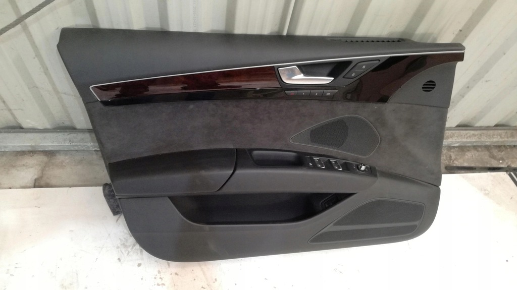 фото №3, Audi a8 4h обивка дверь левый перед alcantara