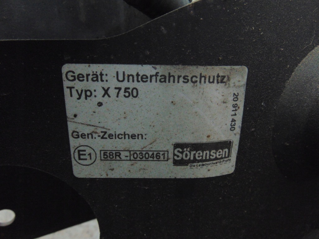 Підйомник вантажна sorensen x 750 iveco daily 2014r- Зі Шроту