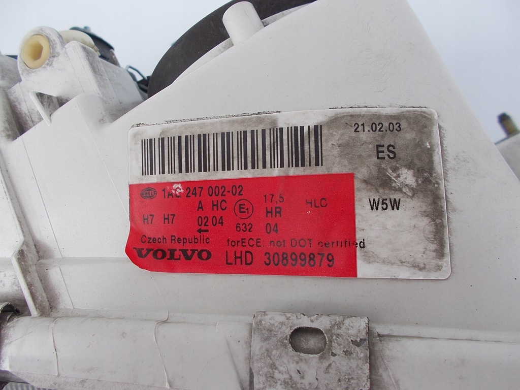 фото №9, Фара лампа volvo v40 s40 lift правий