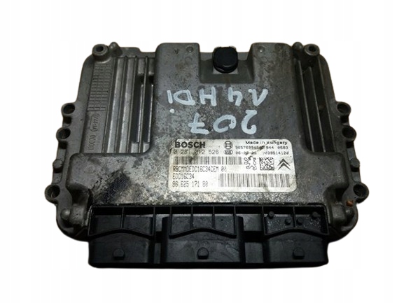 фото №5, Бортовой компьютер двигателя peugeot 207 1.4 hdi 9662517180