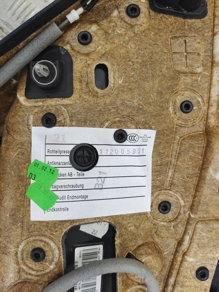 фото №16, Bmw f07 обшивка оббивка двері шторка комплект