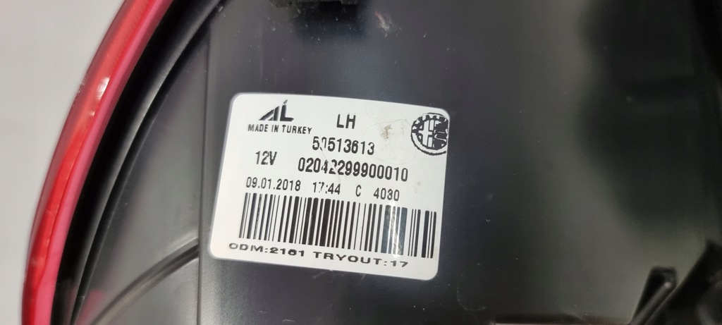 фото №10, Лампа лівий задня задня alfa romeo giulietta 10-20