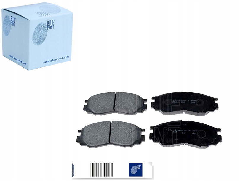 фото №11, Blue print тормозные колодки ham. mitsubishi p. l200 l400 2,5