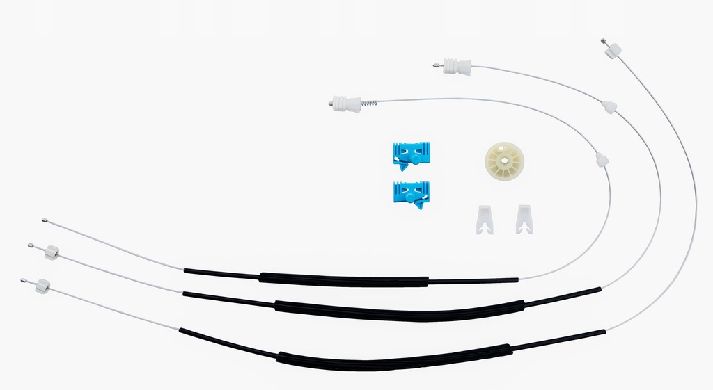 фото №1, Подъемник механизм стекло правый перед тросы направляющие kpl do renault vel satis