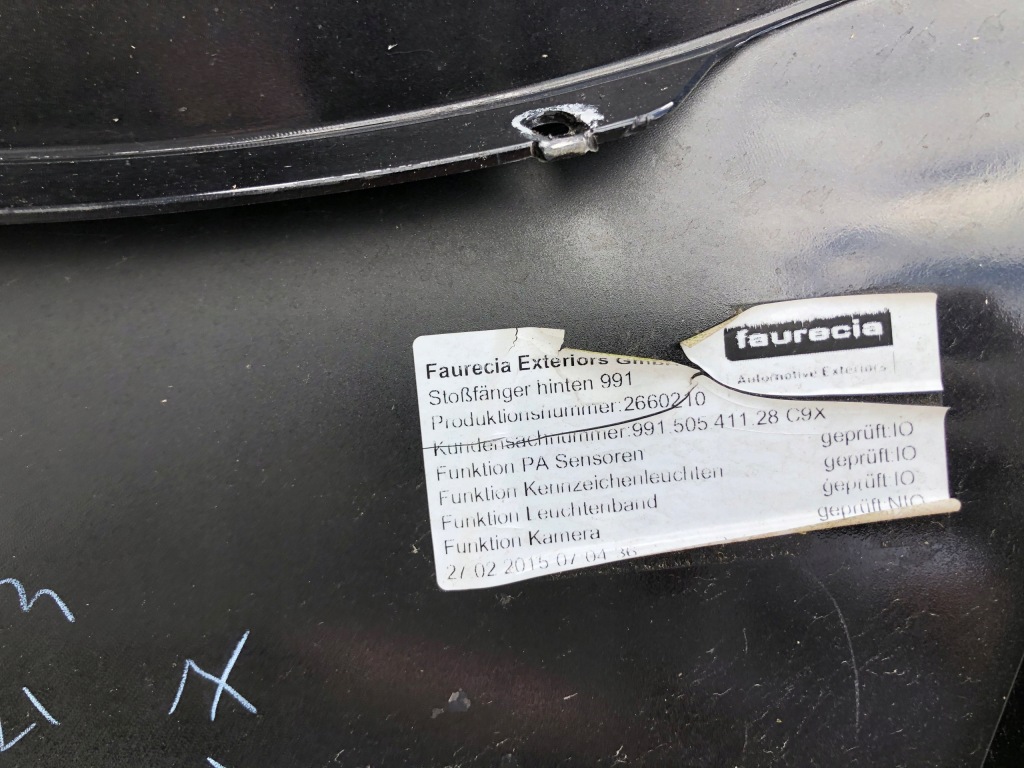 Бампер задний задняя porsche 911 targa 4 gts в Украине