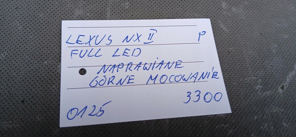 фото №10, Lexus nx ii лампа перед передняя правая full led oryg