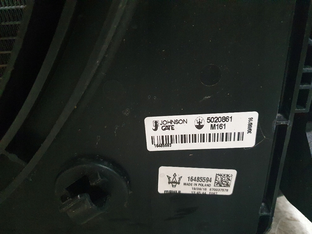 фото №5, Quattroporte ghibli 3.0b s sq4 2013-24 комплект радіатор вентилятор оригінал