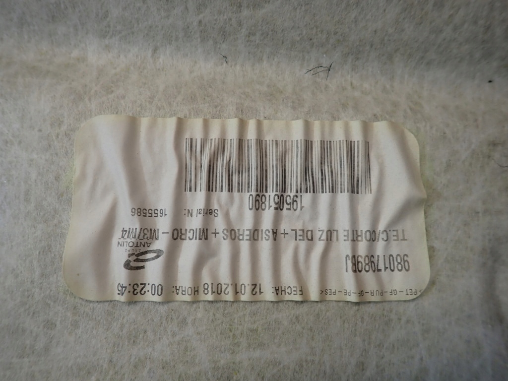 фото №13, Peugeot 301 16- стеля 98017989bj 980179898j 195051890