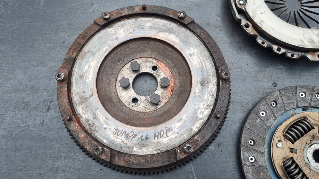 фото №6, Jumpy scudo 1.6 hdi колесо маховик диск притиск комплект