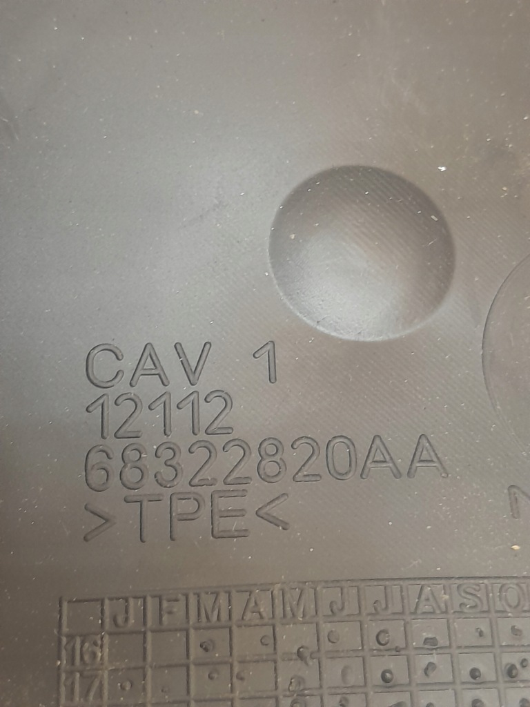 Купить Jeep compass ii рестайлинг  21- защита заглушка поперечина передний 68255456aa америка