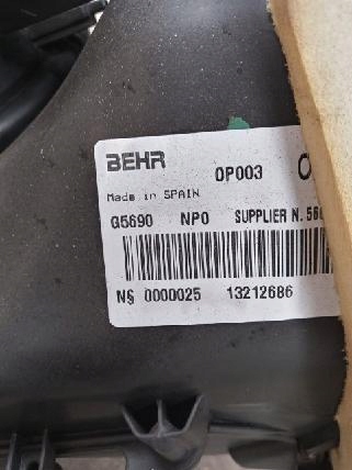 фото №4, Opel meriva a отопитель 13212686