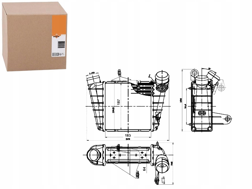 Купить Nrf30842 интеркулер vw polo 05- 1,4/1,9tdi