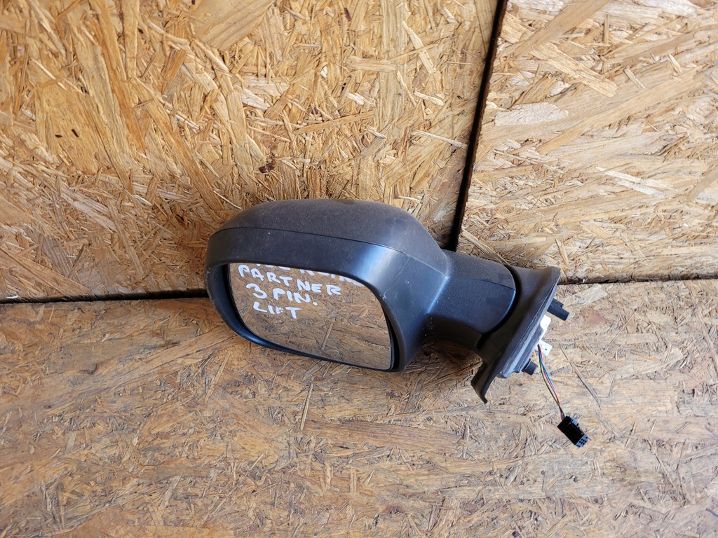 фото №1, Дзеркало зовнішнє ліва citroen berlingo partner iii 3pin