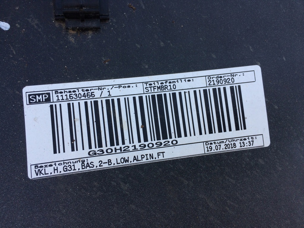 фото №8, Bmw 5 g31 бампер задня задній 6 x pdc