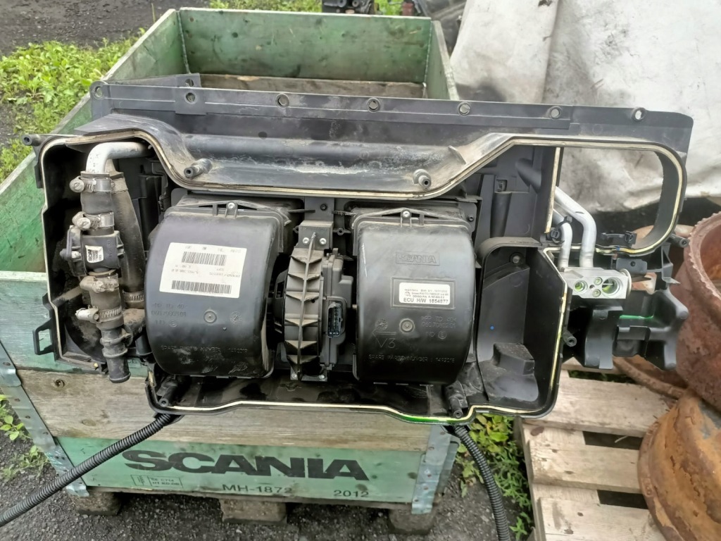 фото №4, Обігрівач scania r комплектна справна вентилятор механічна