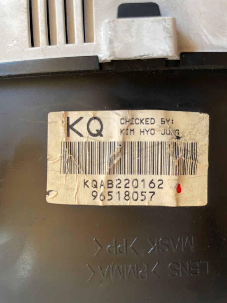 фото №7, Daewoo matiz счетчик приборы 96518057