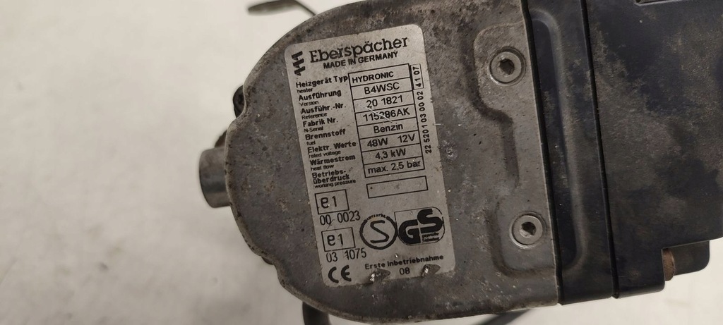 фото №6, Webasto обогреватель стояночный eberspaecher hydronic vw polo 9n 1,2