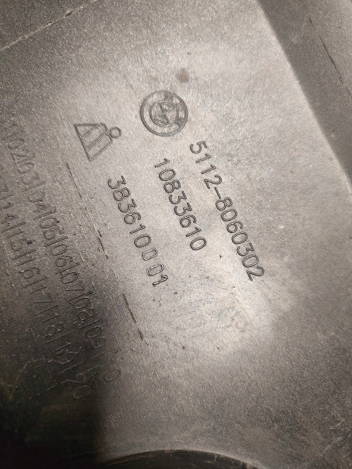 фото №8, Накладка бампера задня bmw 1 f20 f21 m-pakiet 5112-8060302