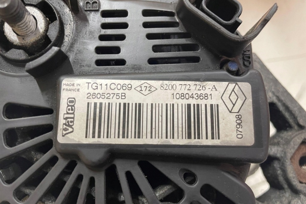 Купить Генератор renault megane 2 седан lm0/1_ 8200772726a 1.5l дизель 74kw