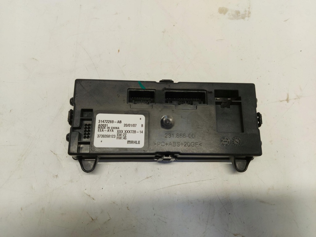 фото №1, Volvo xc60 ii модуль блок управления кондиционера 31472269