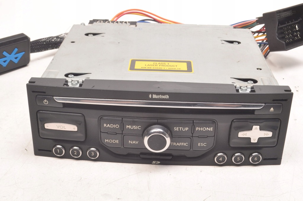 фото №1, Citroen c5 iii радио cd навигация 96751717zd