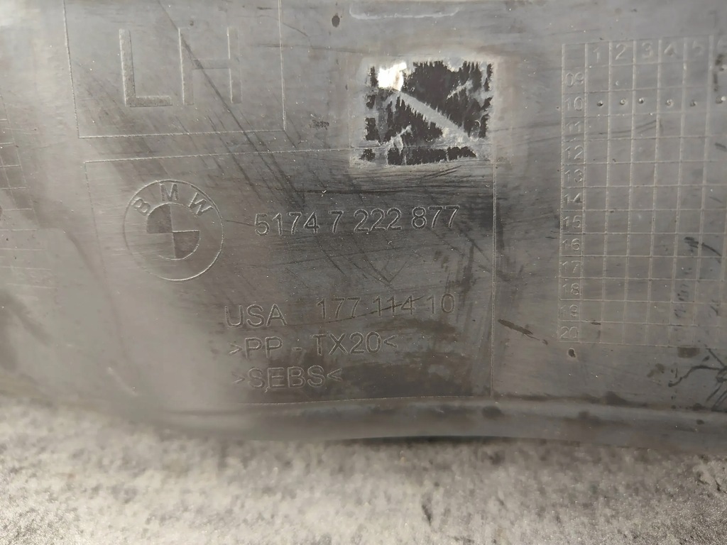 фото №6, Впуск повітрозабірник повітря лівий bmw x5 e70 7222877