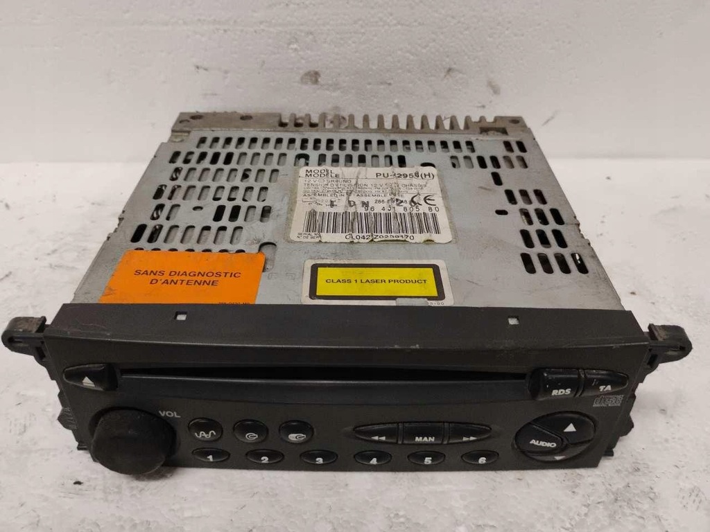 фото №4, Радіо cd citroen c5 01r 9643180580