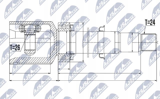 фото №2, Шарнір піввісь npw-ty-064 nty
