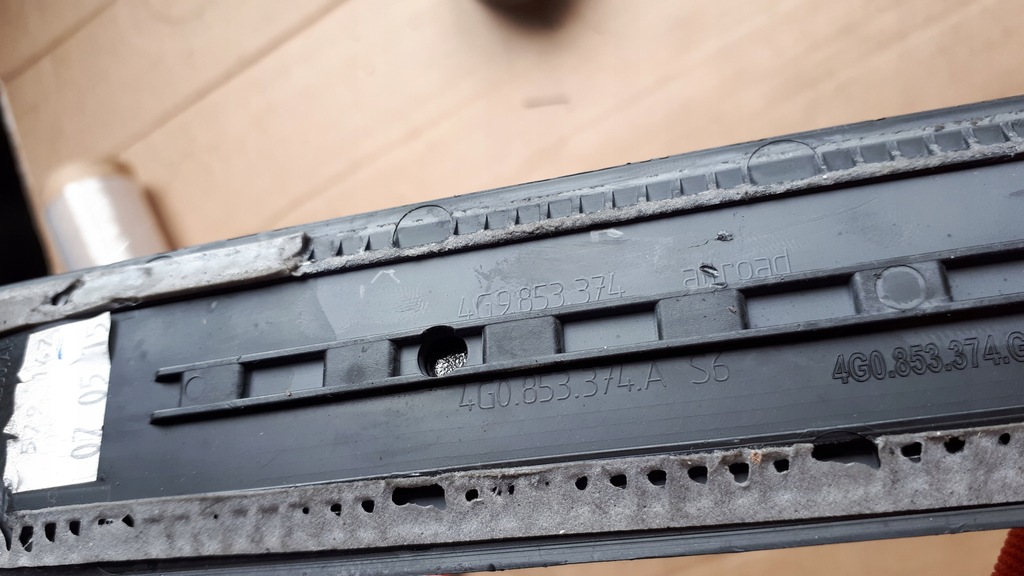 фото №12, A6 c7 lift молдинг порог перед правая sline