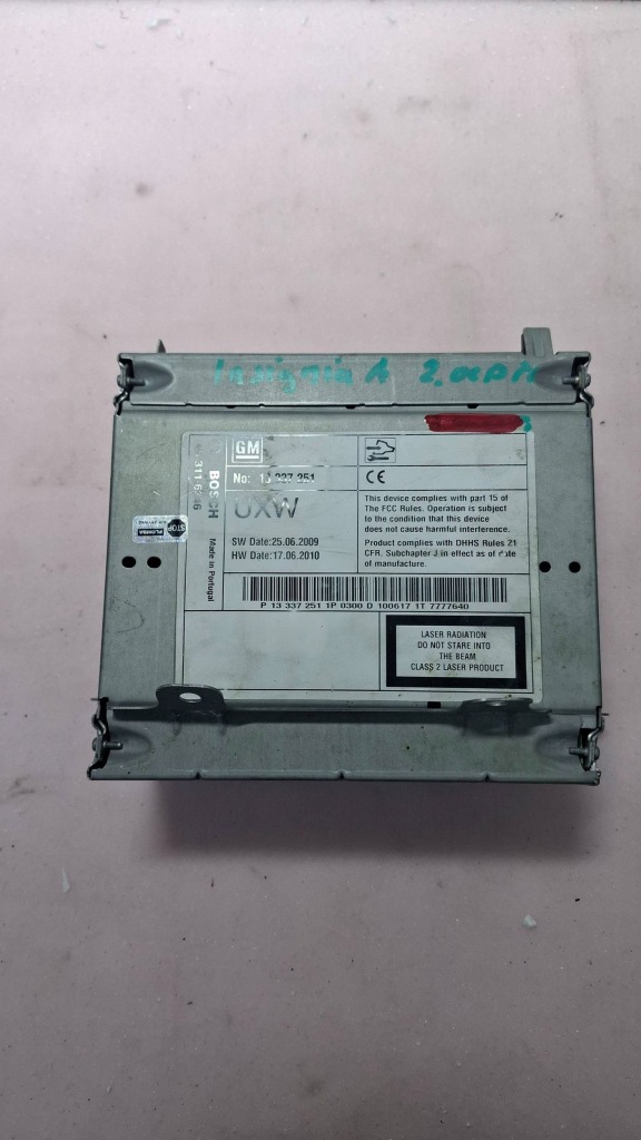 фото №1, Opel insignia a 2010 автомагнитола 133375251